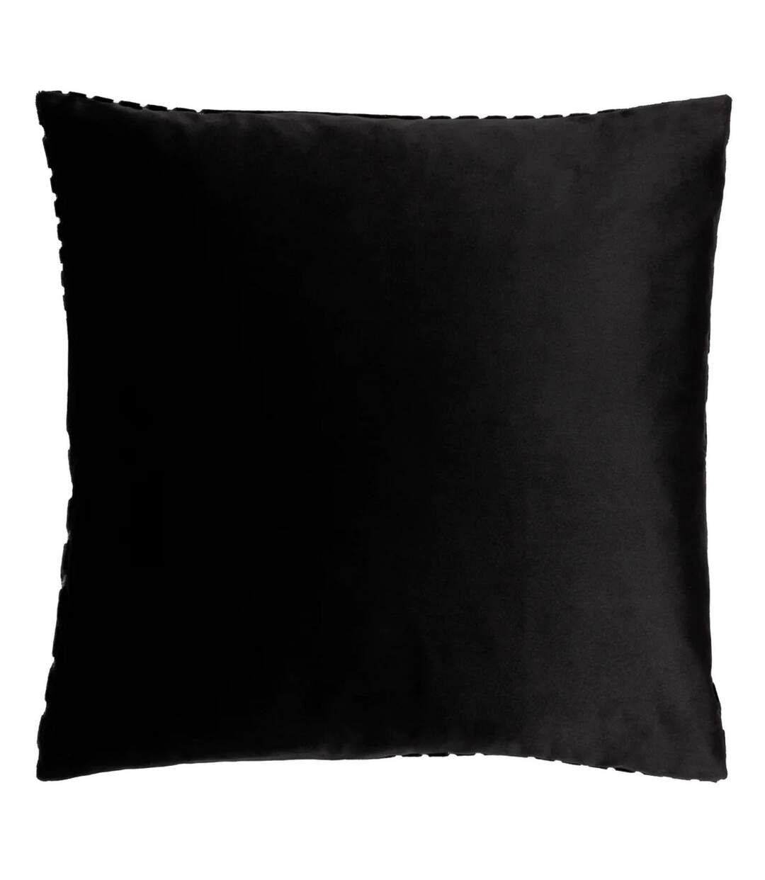 Evoke cut cushion cover 45cm x 45cm black Paoletti