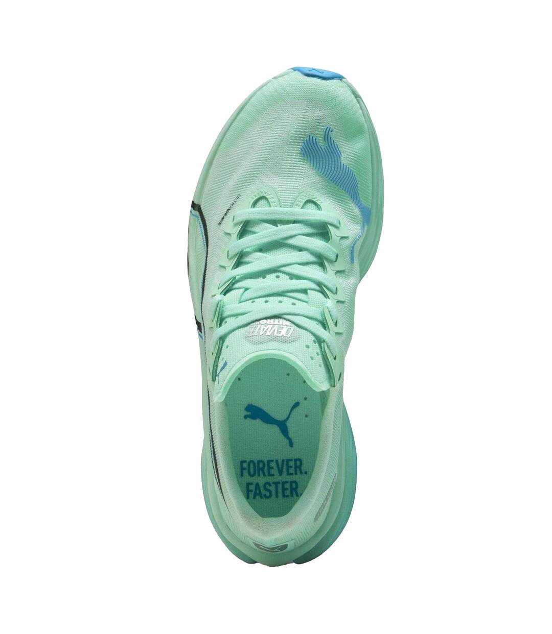 Womens/ladies Deviate Nitro Elite 3 Shoes Mint Puma-3