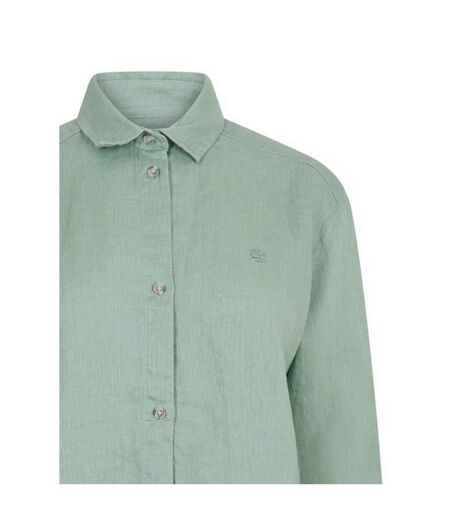 Chemise Manches Longues Femme Vert Timberland