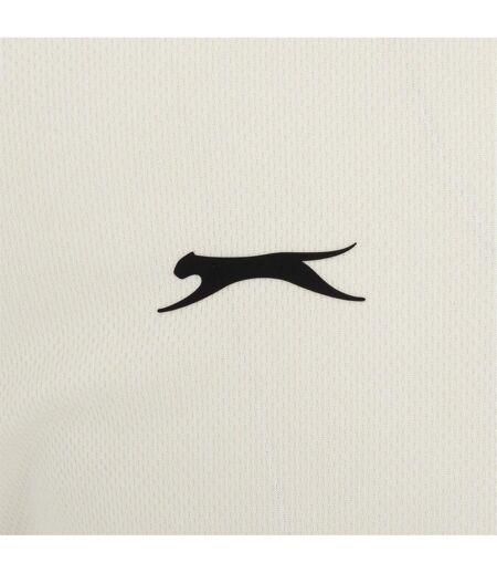 Polo Manches Longues Homme Crème Slazenger