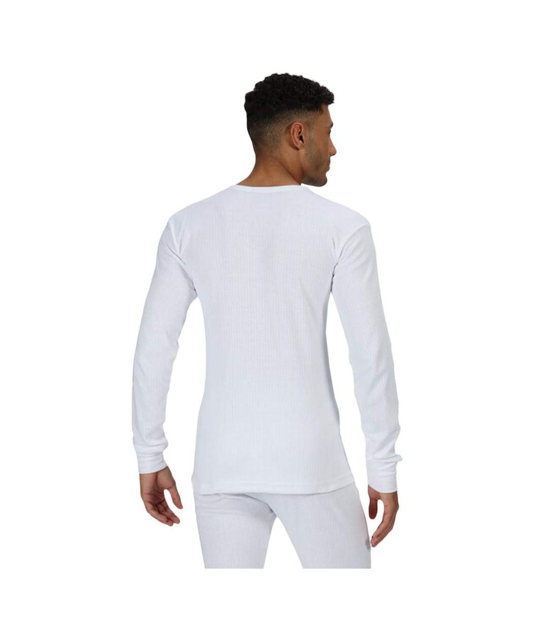 T-shirt Thermique Hommes Blanc Regatta-3