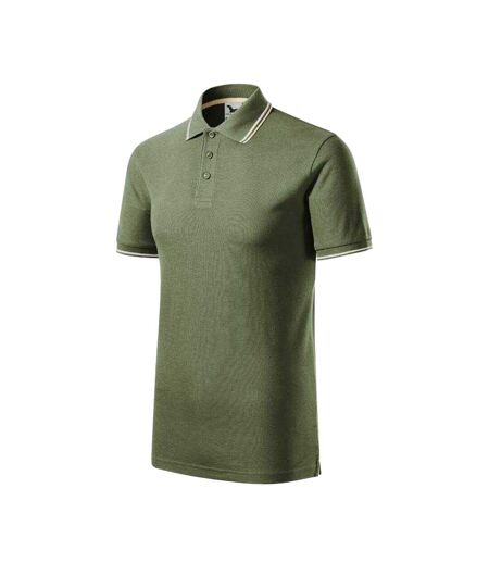 Polo Focus Homme Vert Kaki Malfini