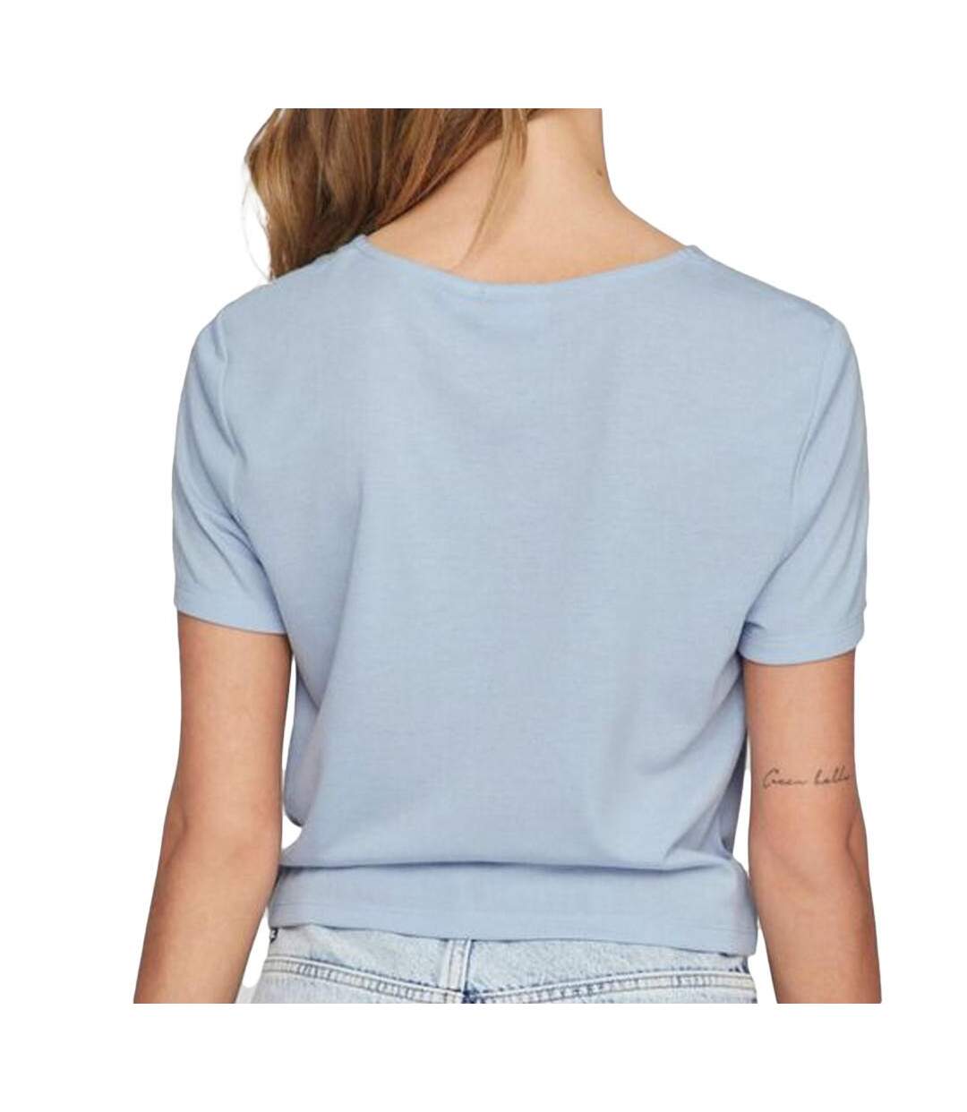 T-shirt Bleu Femme Vila Vimooney - L-2