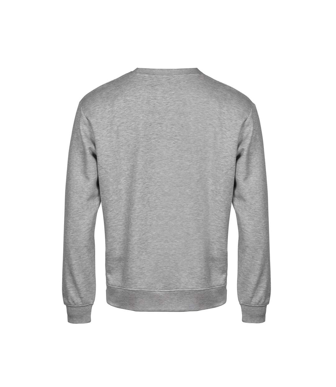 Mens power organic heather sweatshirt heather grey Tee Jays