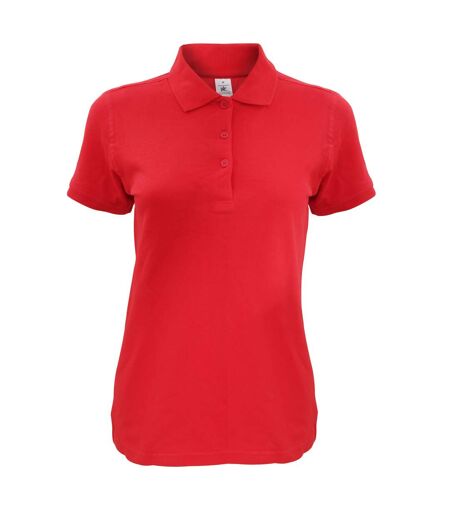 B&C Womens/Ladies Safran Timeless Polo Shirt (Red) - UTRW4828