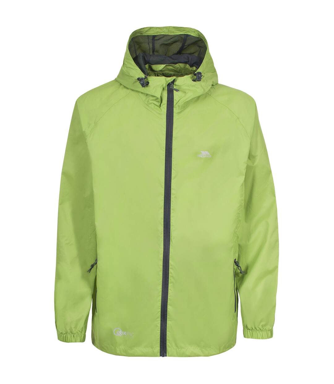 Veste Imperméable Qikpac Adulte Vert Clair Trespass-1