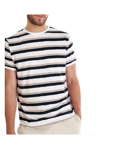 T-shirt blanc/noir homme rms26 91268 - 3xl