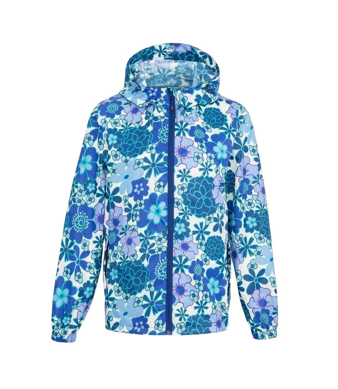 Veste Imperméable Motif/style Floral Femme Violet Beige Gelert-1