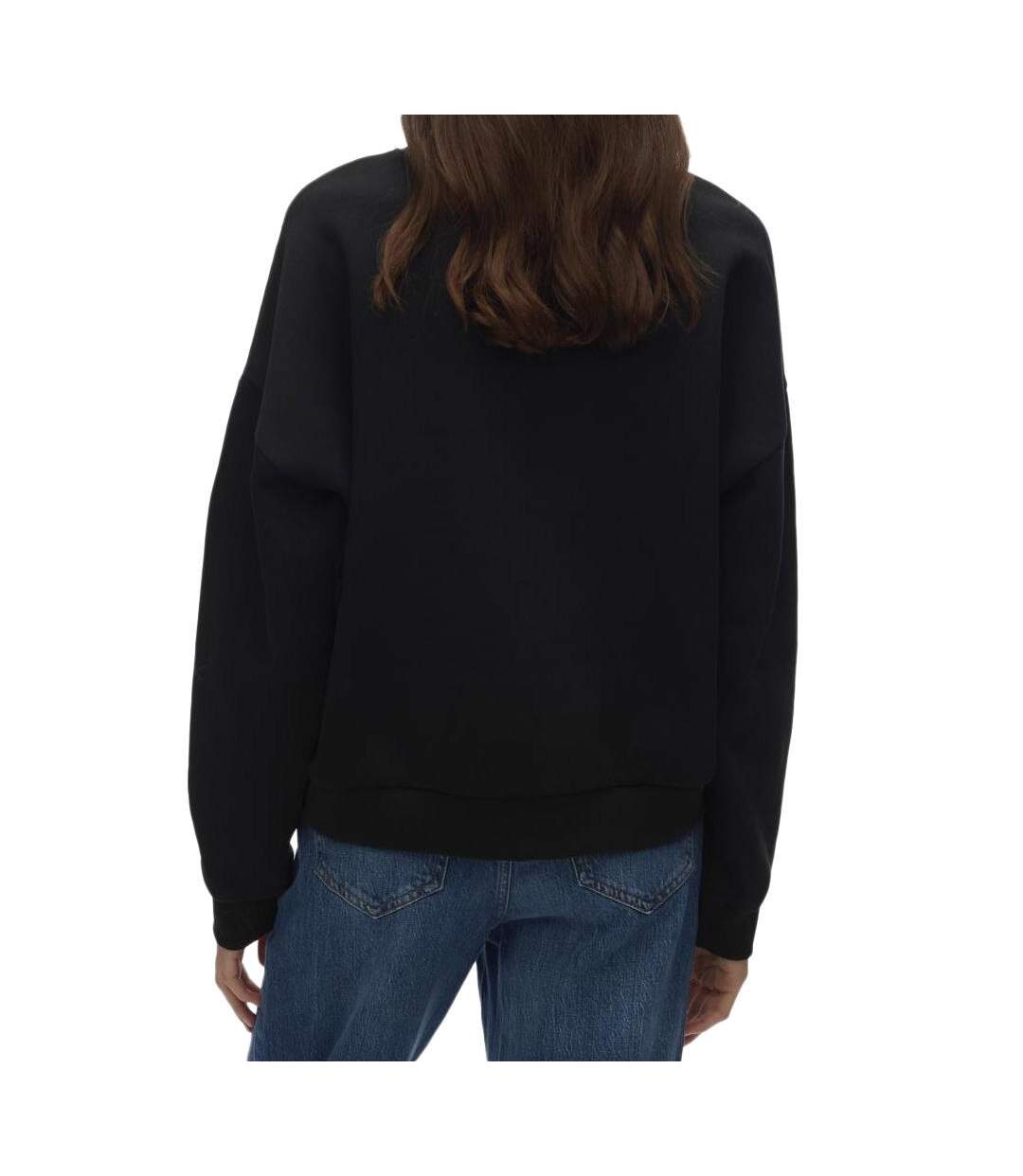 Pull noir/argent femme vero moda lotte-2