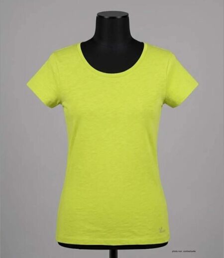 Tee-shirt MAYFLOWER DERICK4 col bateau : l'éclat solaire du coton flammé
