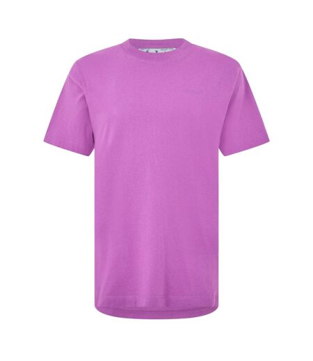 T-shirt Motif/style Imprimé Graphique Homme Rose Pâle Off White