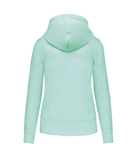 Sweat à capuche femme menthe pâle Kariban