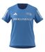Womens/ladies Berlin Half Logo T-shirt Blue Burst Adidas-1