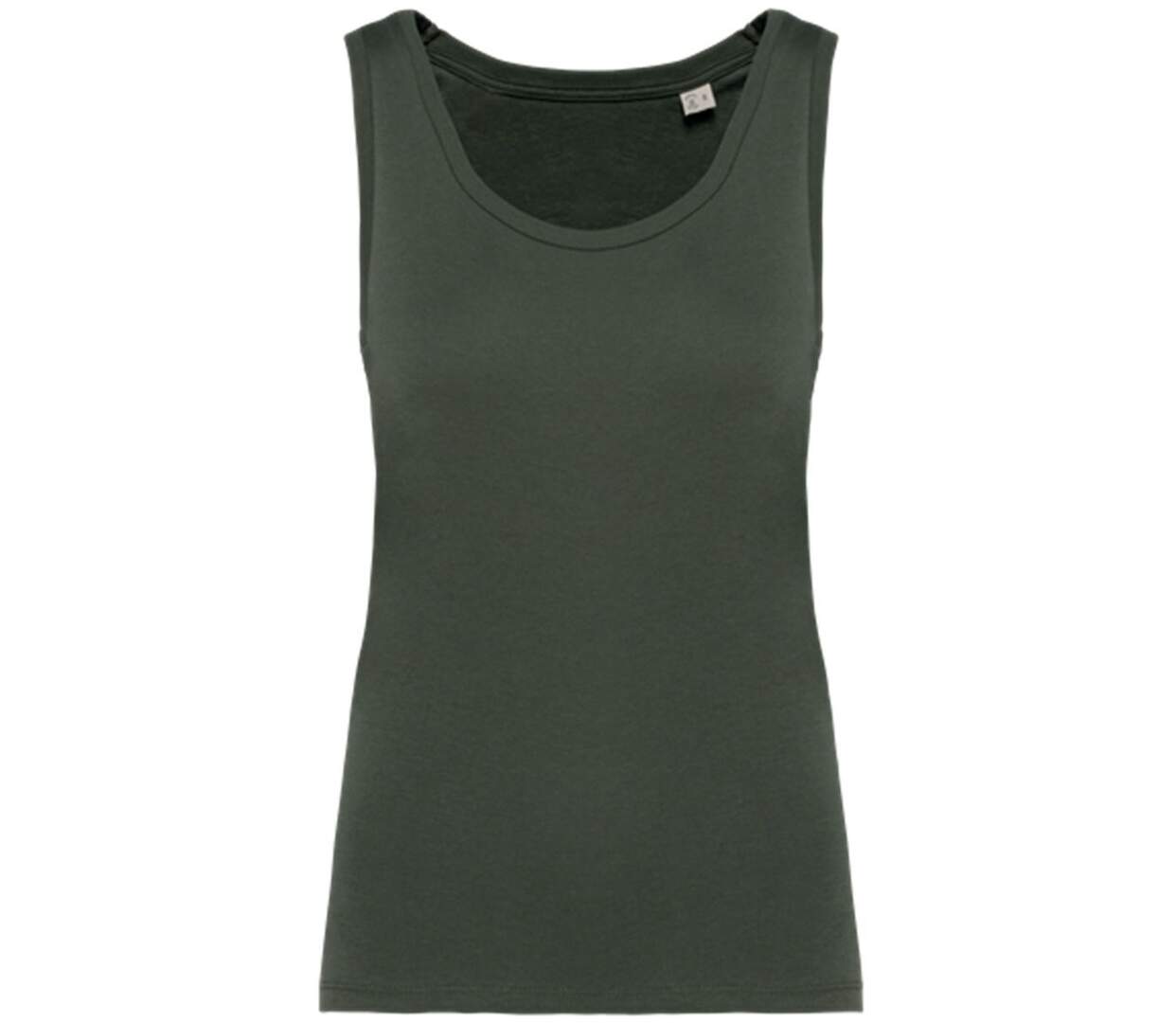 Débardeur écoresponsable - Femme - PAT341 - vert kaki-1