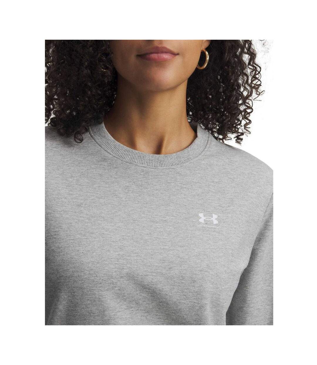 Sweat Femme Gris Givré Under Armour-3