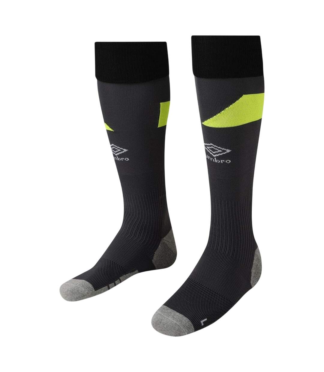 Chaussettes De Foot Adulte Noir Jaune Umbro-1