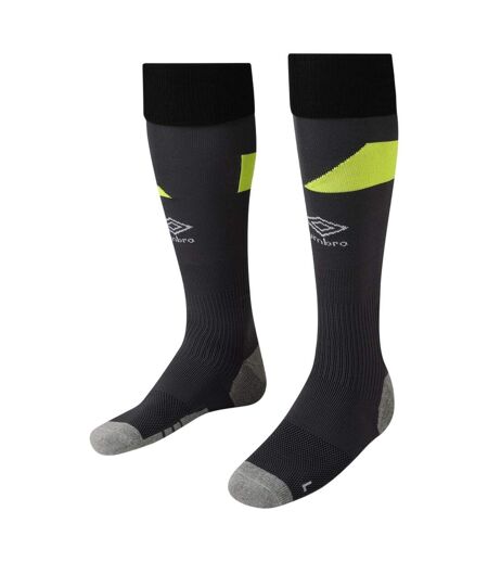 Chaussettes De Foot Adulte Noir Jaune Umbro