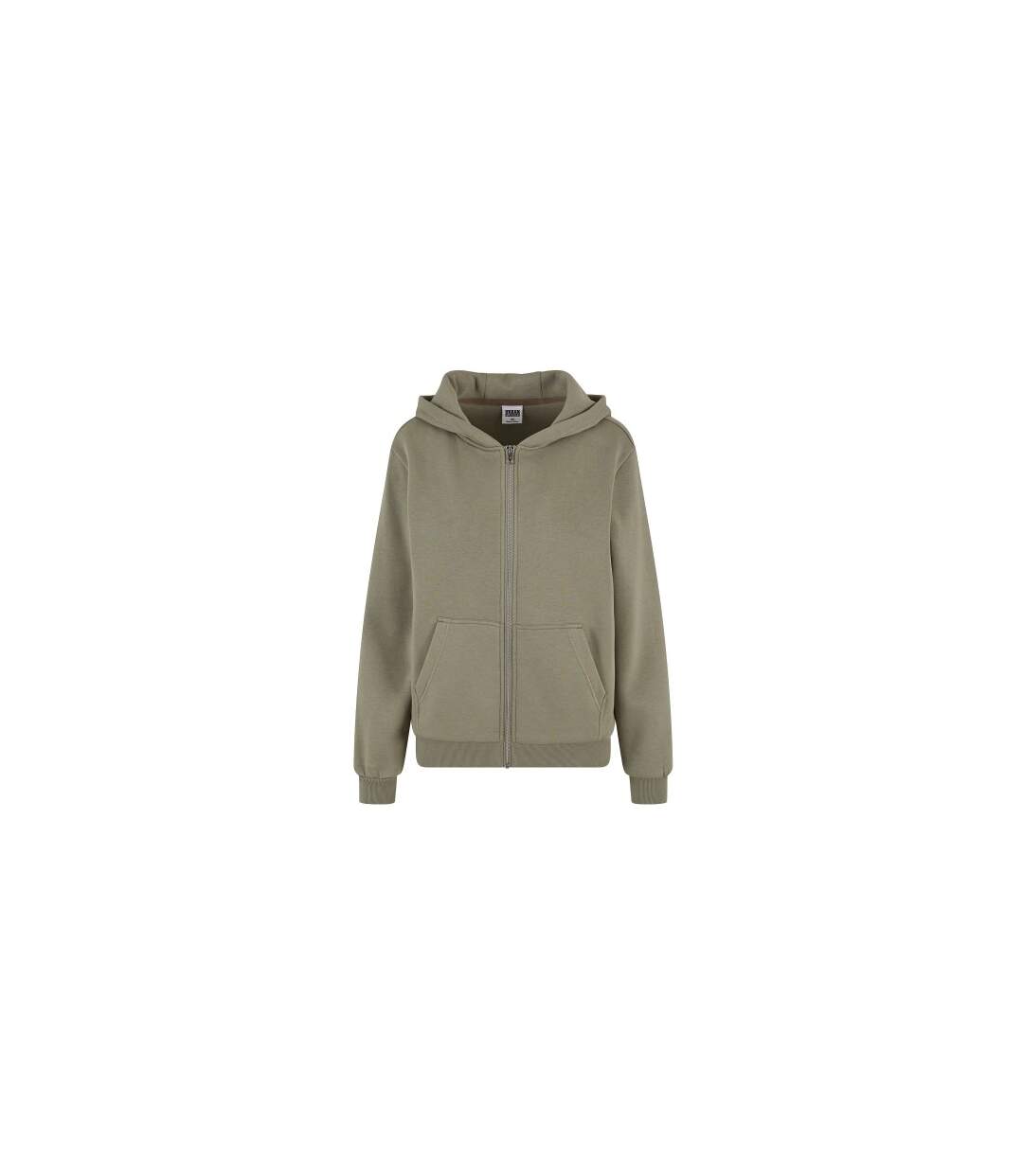 Sweat À Capuche Duveteux Femmes/ladies Olive Pâle Build Your Brand-2