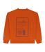Mens Logo Ribbed Collar Long-sleeved Sweatshirt Orange Ellesse-2