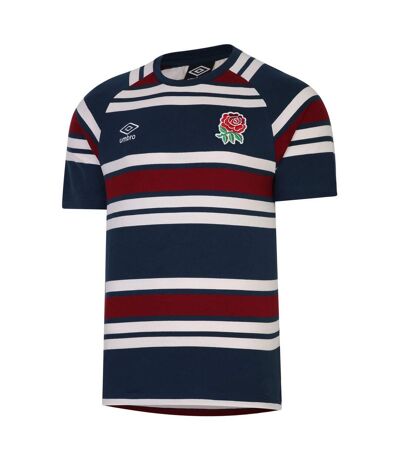 England Rugby - T-shirt CLASSIC - Homme (Gris foncé / Blanc / Rose foncé) - UTUO764