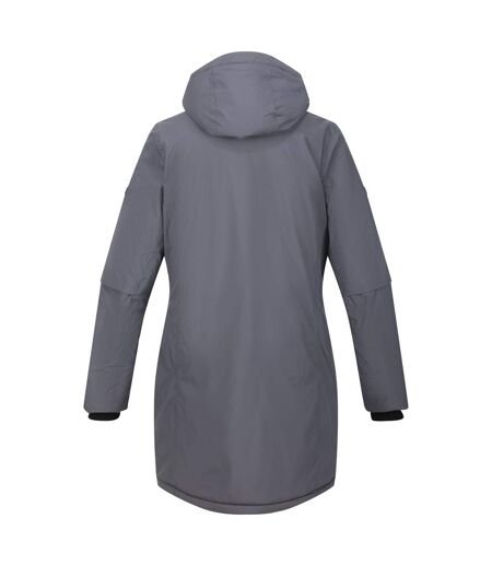 Regatta Womens/Ladies Yewbank III Waterproof Jacket (Seal Grey/Mineral Red) - UTRG9445