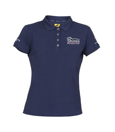 Aubrion Womens/Ladies Logo Polo Shirt (Navy)