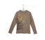 MAYFLOWER CERGY1B - Tee-shirt manches longues beige avec sérigraphie zébrée ethnique-3