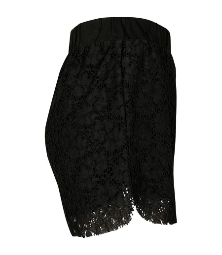 Womens/ladies Lace Shorts Black Urban Classics