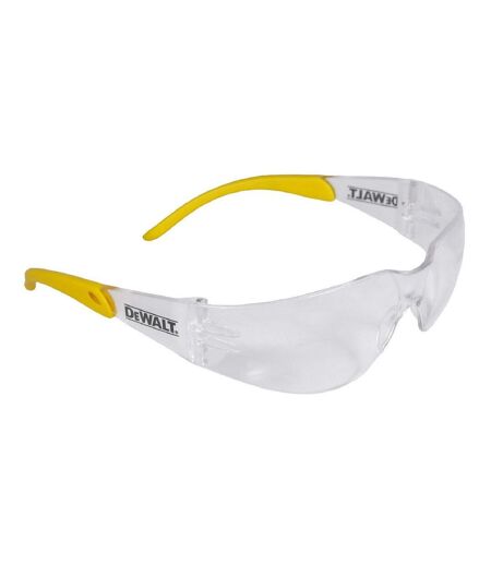 Unisex Protector Safety Eyewear One Size Clear Yellow Dewalt