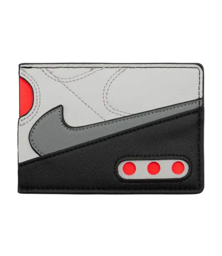 Icon Air Max 90 Colour Block Card Wallet One Size Grey Black Nike