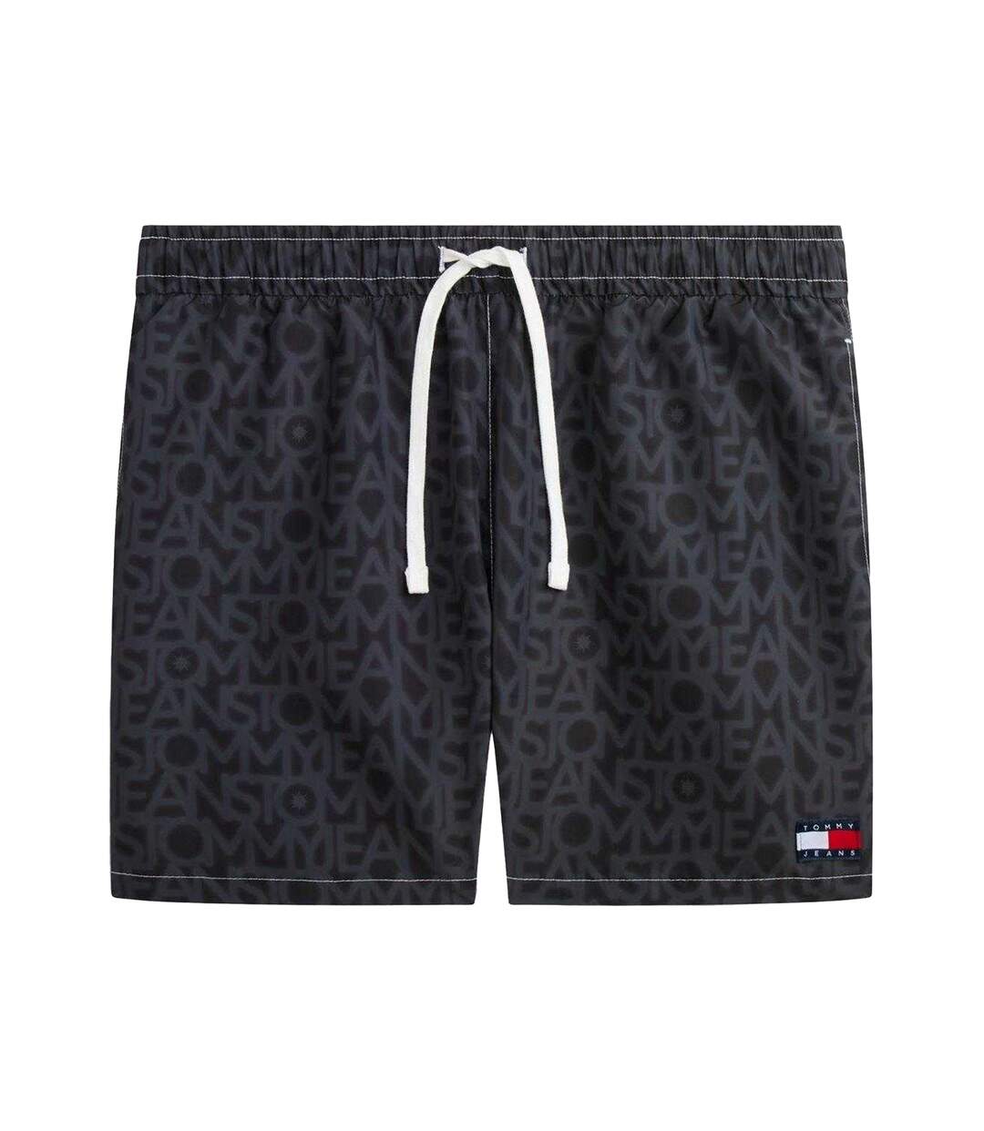 Short De Bain Motif/style Imprimé Homme Noir Tommy Hilfiger-2