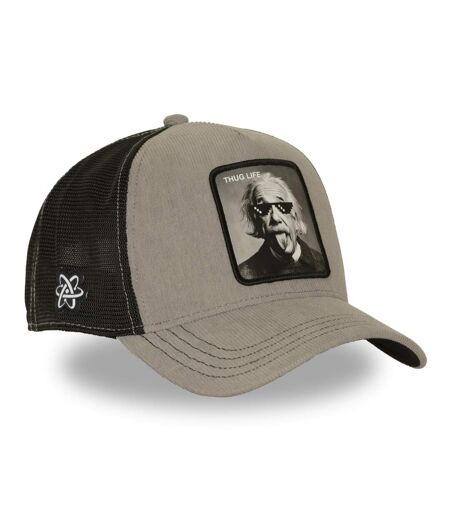 Casquette trucker avec filet effet velours et patchThug Life Capslab