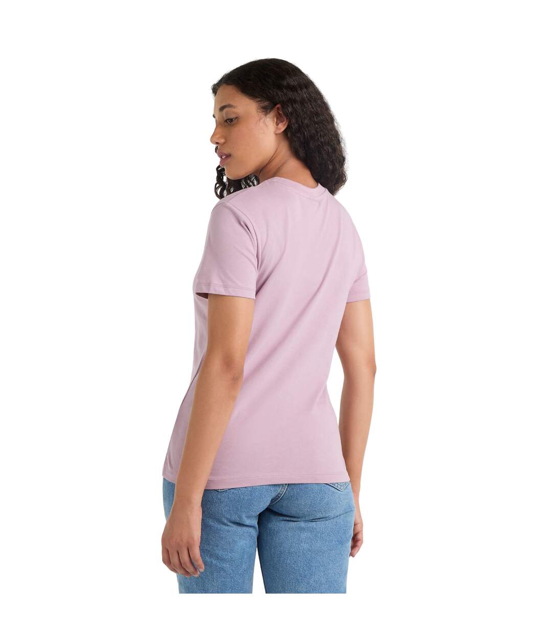 Womens/ladies core classic t-shirt mauve shadow/potent purple Umbro-2