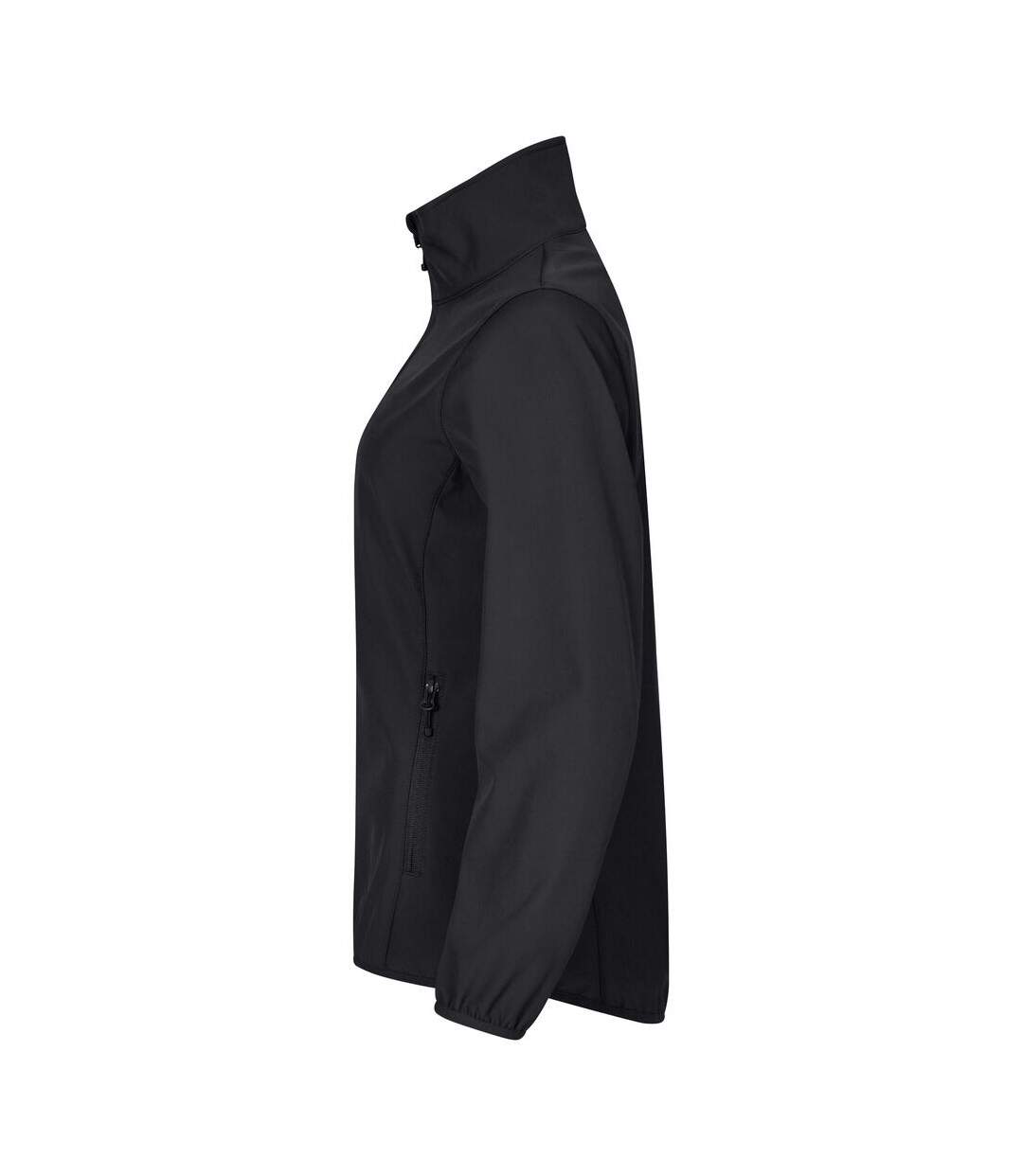 Veste Softshell Classic Femme Noir Clique-4