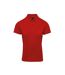Premier Womens/Ladies Coolchecker Plus Piqu Polo With CoolPlus (Red) - UTRW6269