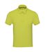 Unisex Adult Akoya Terrycloth Recycled Polo Shirt Lime Elevate NXT-1