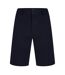 Mens Regular Cargo Shorts Dark Blue Hugo-1