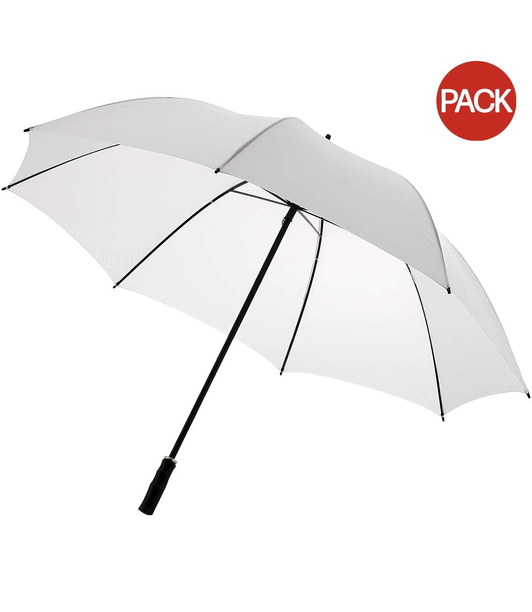 Parapluie zeke golf taille unique blanc Bullet-1