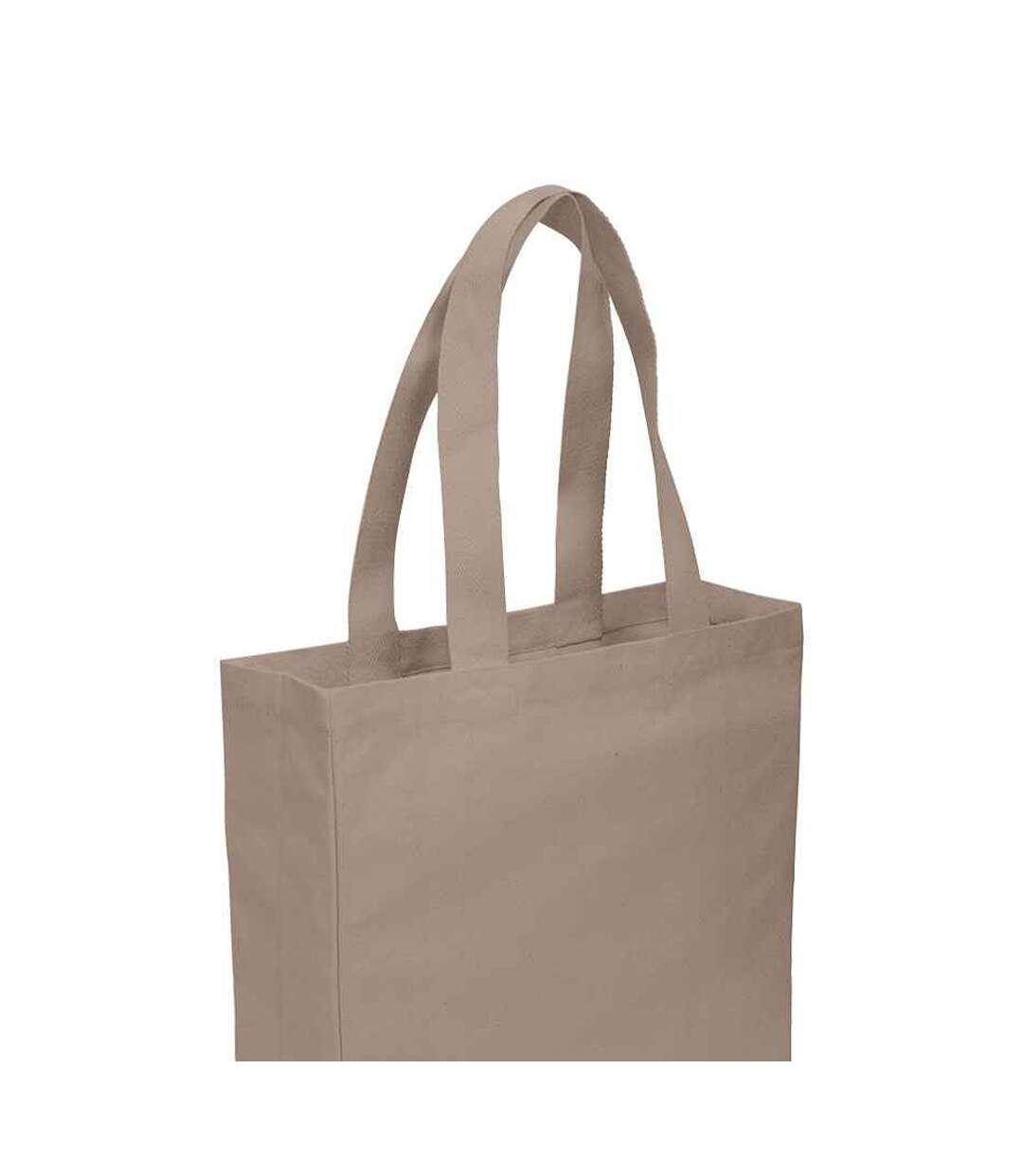 Everyday square canvas tote bag one size mushroom Brand Lab-2