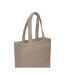 Everyday square canvas tote bag one size mushroom Brand Lab