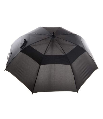 Drizzles Mens Auto Double Canopy Golf Umbrella (Noir) (One Size) - UTUT128