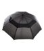 Drizzles Mens Auto Double Canopy Golf Umbrella (Black) (One Size) - UTUT128