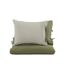 Parure de Lit 3 Pièces Jenna 240x220cm Vert-3