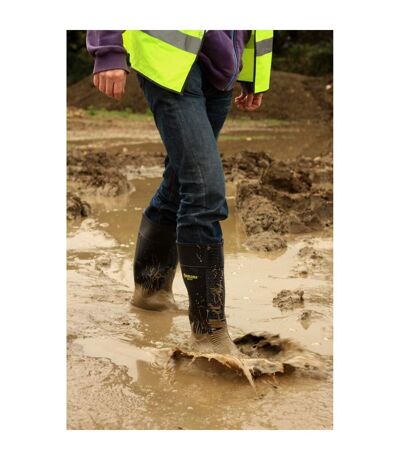 Steel Fs100 Mens Safety Wellingtons Black Amblers