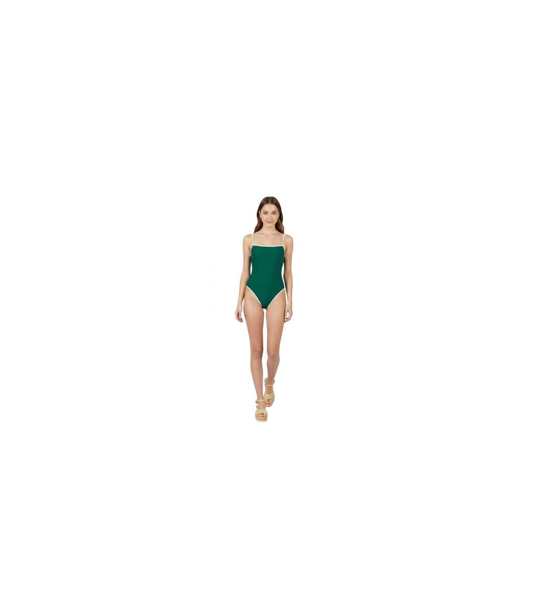 Womens/ladies Contrast Detail One Piece Swimsuit Poseidon Jack Wills-1