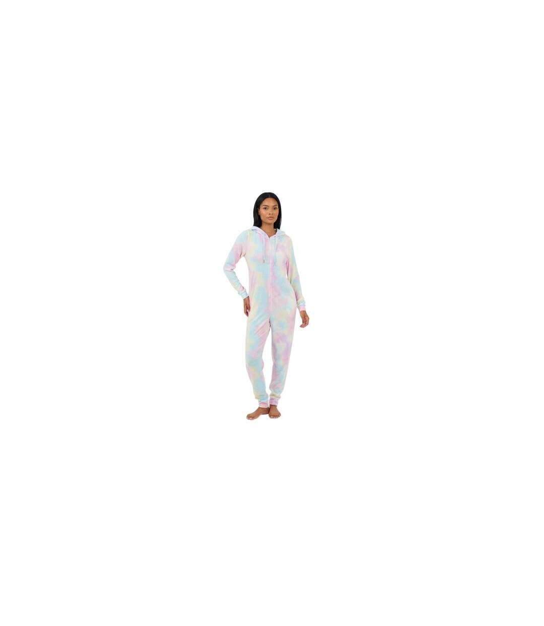 Combinaison De Nuit Motif/style Tie-dye It Was All A Dream Femme Rose Pastel Brave Soul-1