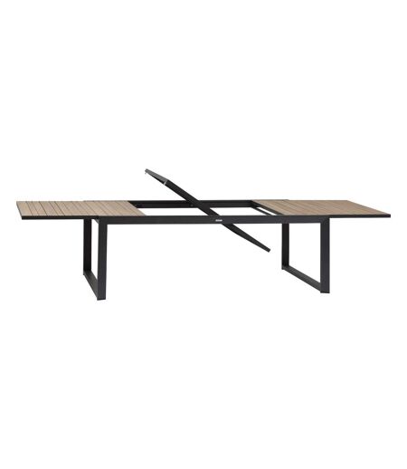 Table de jardin extensible Corvo acacia et aluminium - 12 Places