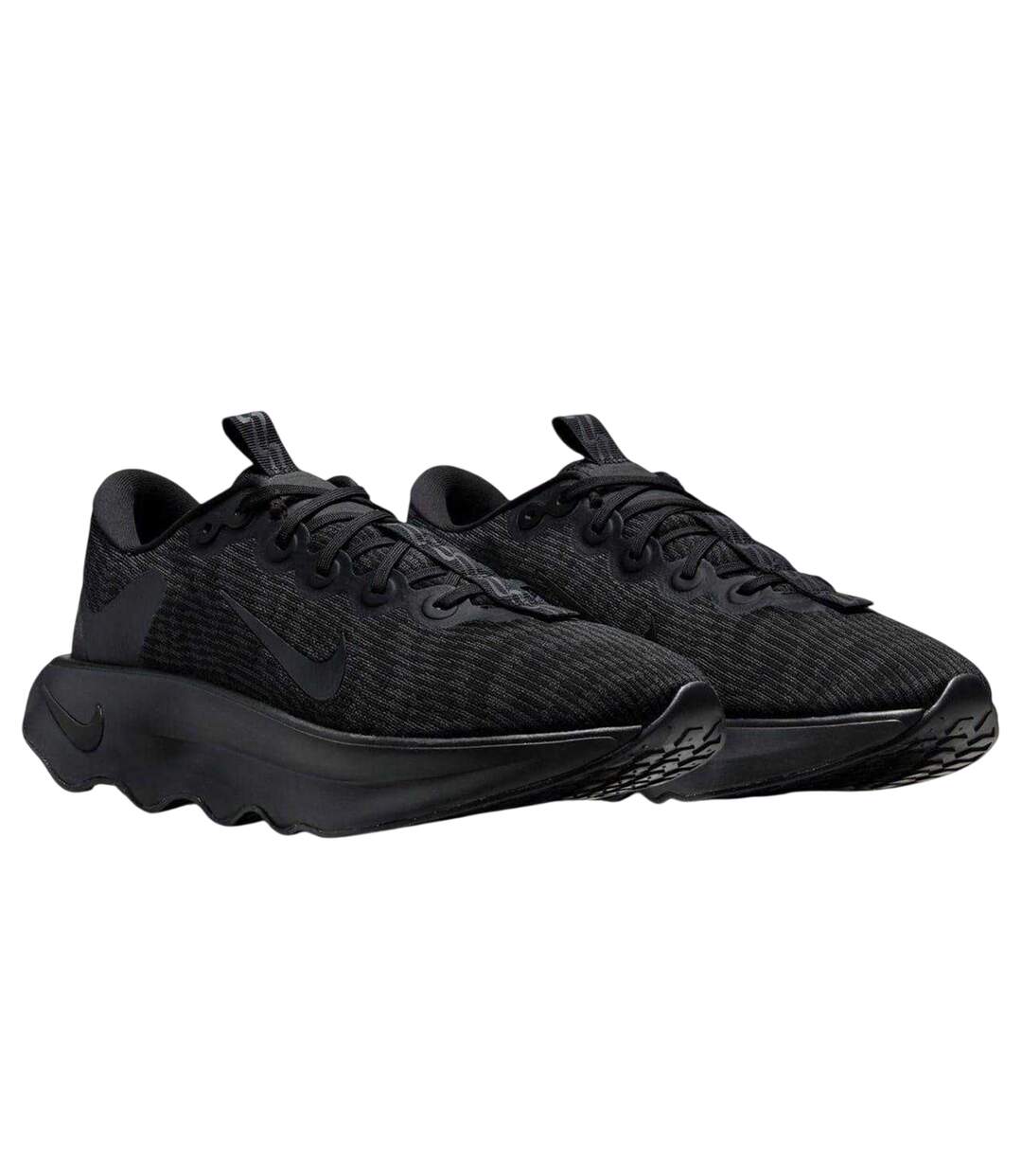 Chaussures De Marche Motif/style Swoosh Motiva Homme Noir Gris Nike-1