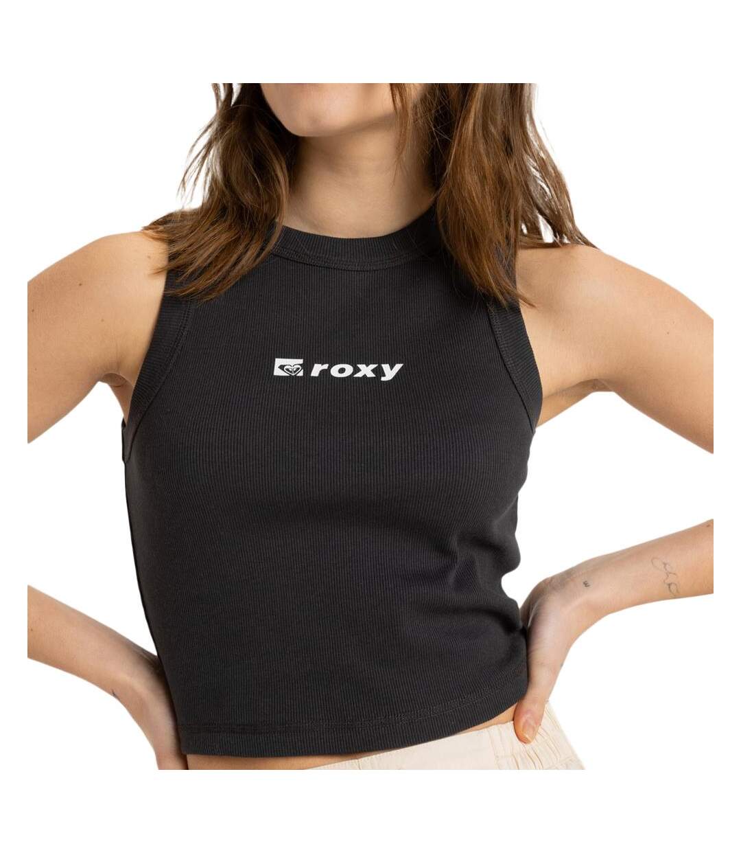 Débardeur noir femme roxy iconic days - l-1