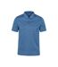 Mens Agra Stripe Polo Shirt Blue Mountain Warehouse-1